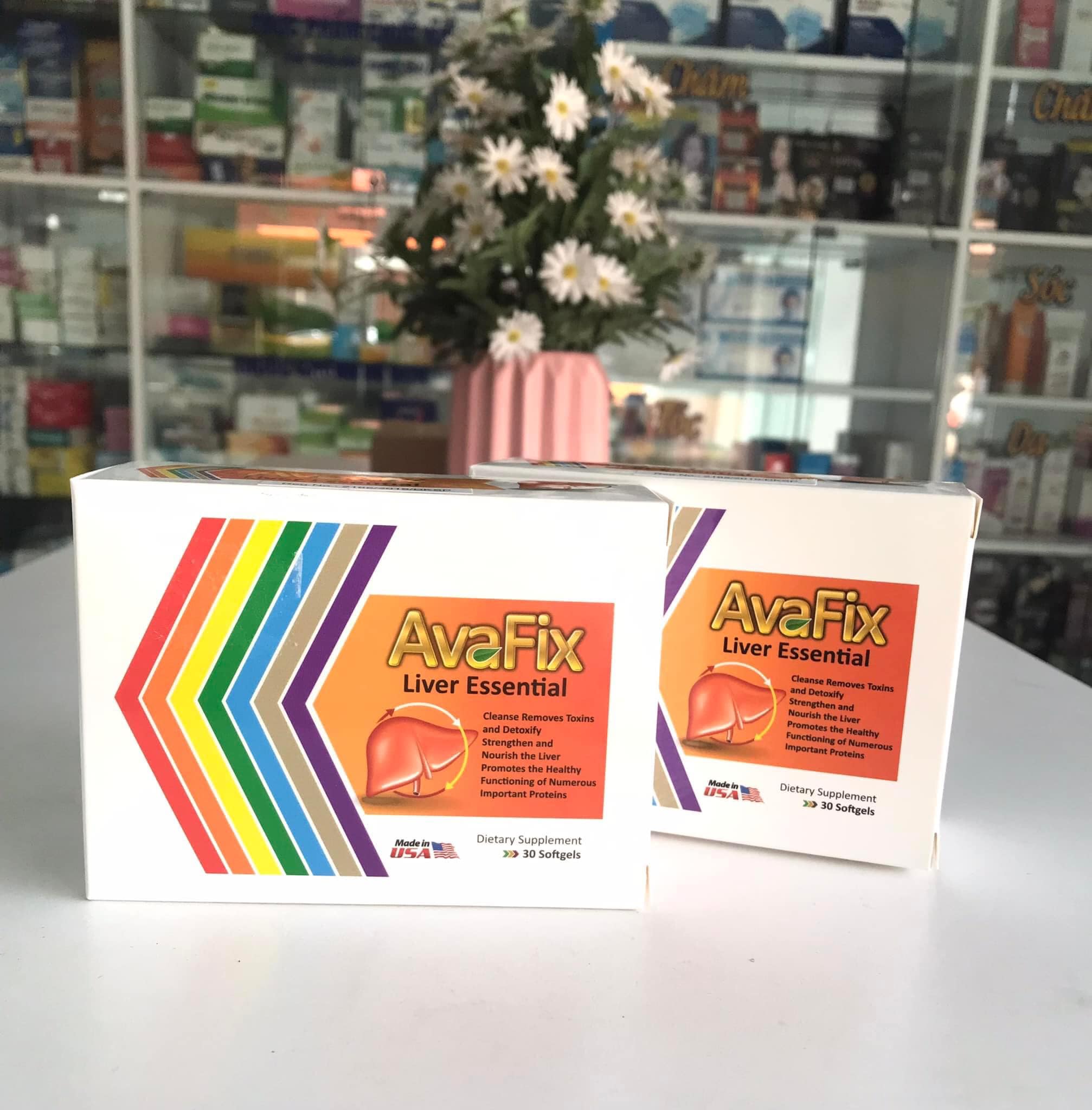 Giải độc gan Avafix - nhập khẩu Mỹ (hộp 30 viên)