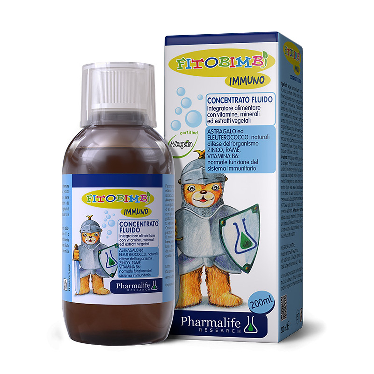 FITOBIMBI IMMUNO-Hỗ trợ giúp tăng cường sức đề kháng cho bé (lọ 200ml)