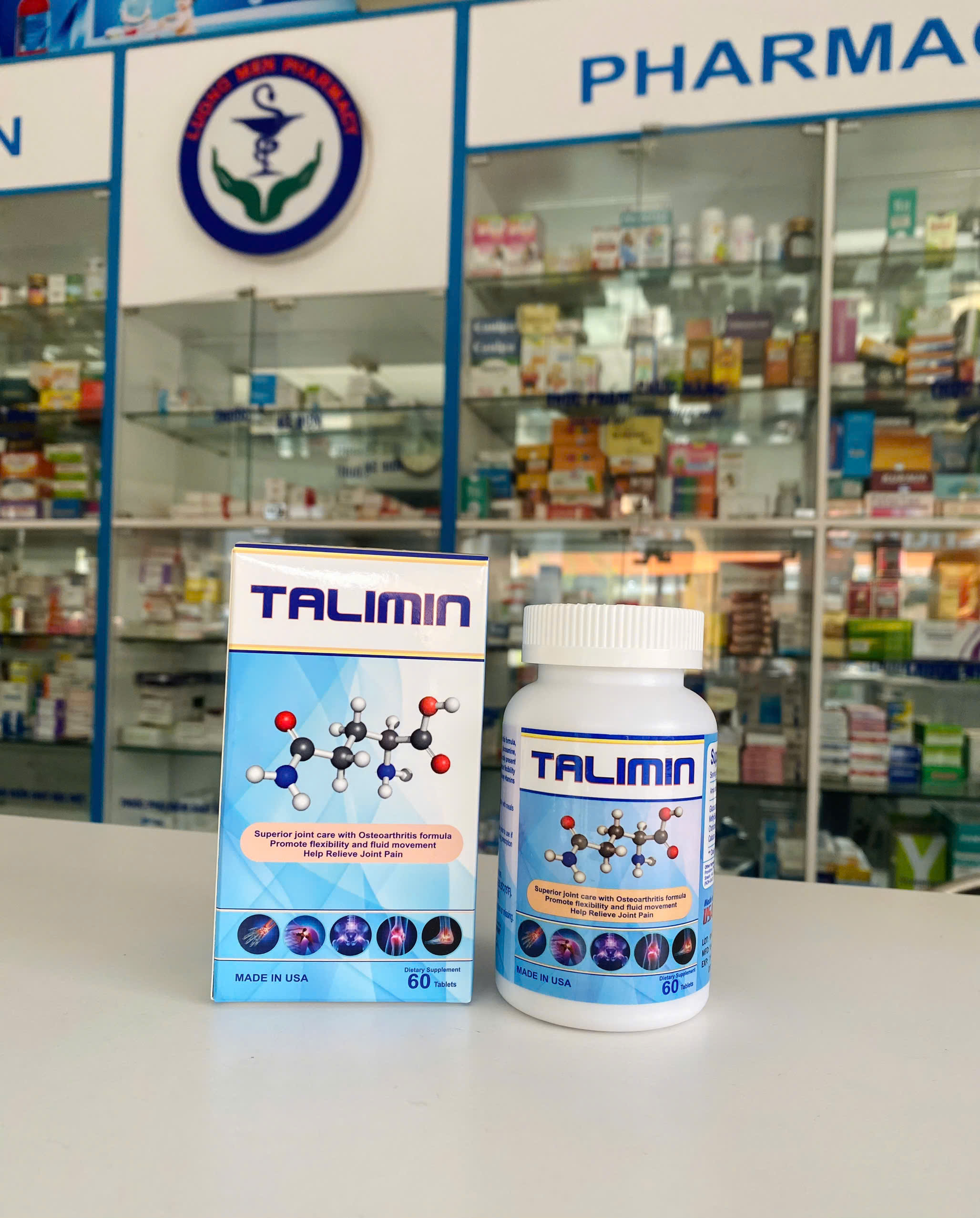 Viên khớp Talimin Hộp 60 viên - Giảm viêm khớp, giảm quá trình thoái hóa khớp