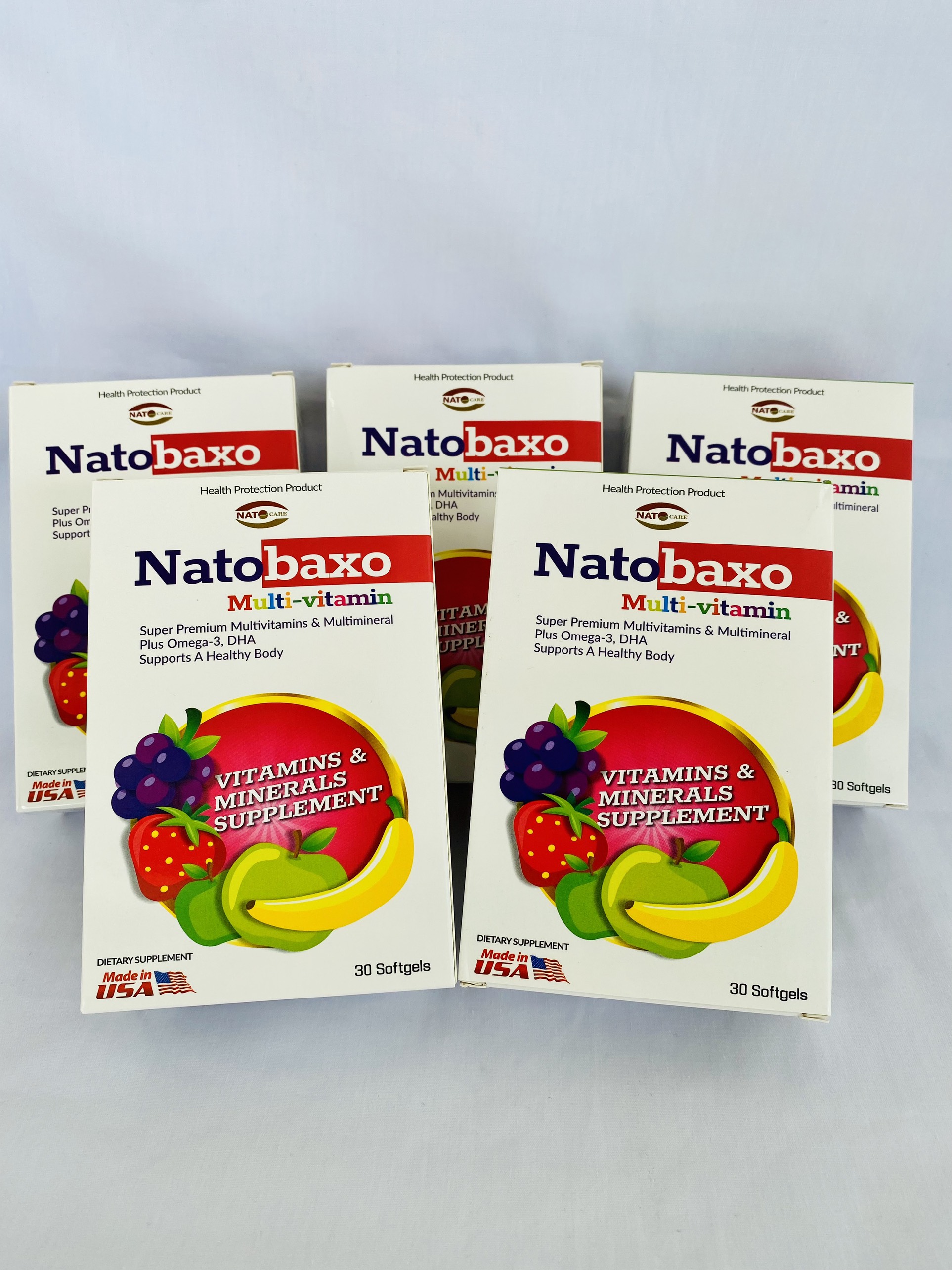 NATOBAXO (HỘP 30 VIÊN) VITAMIN TỔNG HỢP